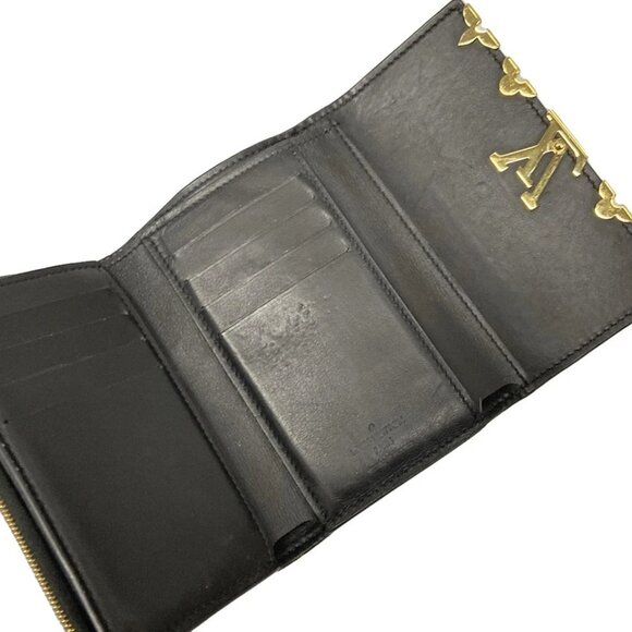 LOUIS VUITTON Portefeuille Curieuse Compact Black Capucines - 420-031725 - Picture 4 of 9